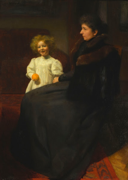 Portrait of Mrs Oderfeld with her daughter Lady with a child Portrait of Mrs O 1