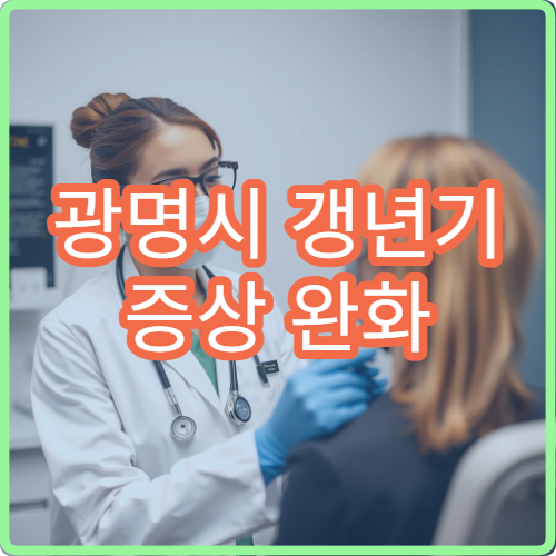 광명시 갱년기 증상 완화 여성 한방 호르몬 균형 전문 한의원