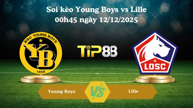 soi kèo Young Boys vs Lille 00h45 ngày 12/12/2025