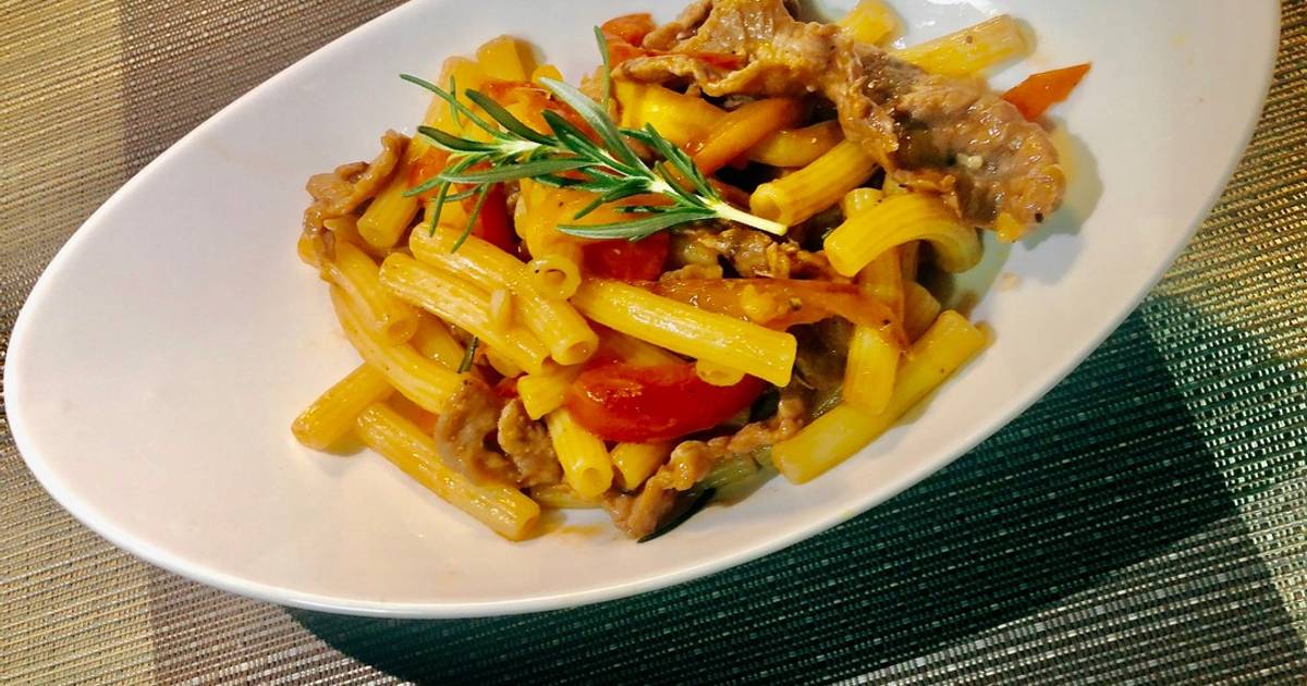 Pasta bò 🥩 🫑