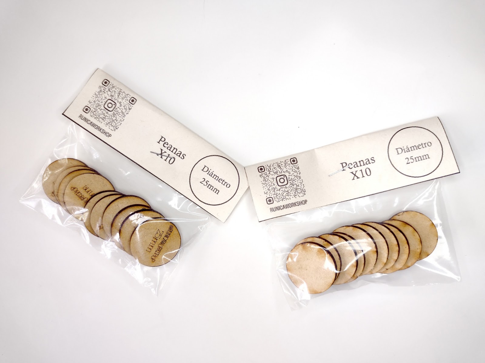 Peanas De 25 Mm X 10 Und