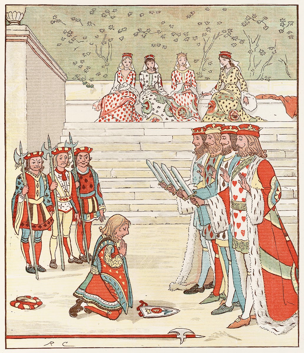The Queen of Hearts Pl 9 1887