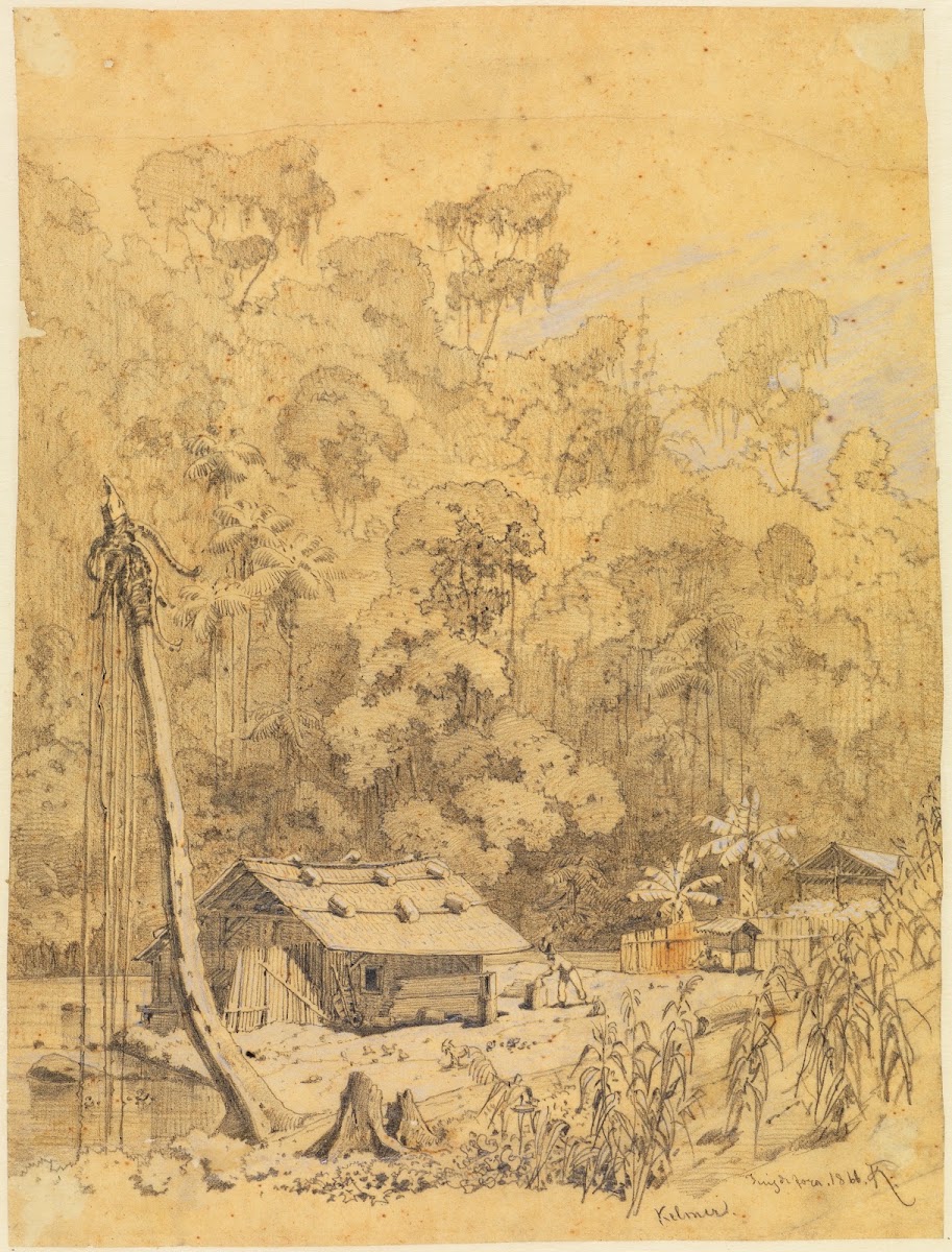 Siedlung im Urwald 1861