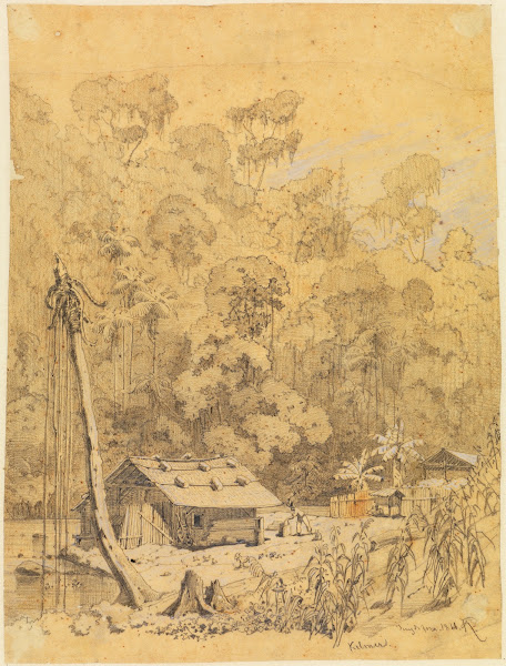 Siedlung im Urwald 1861