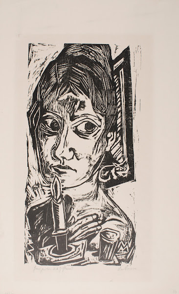Woman with Candle 1920