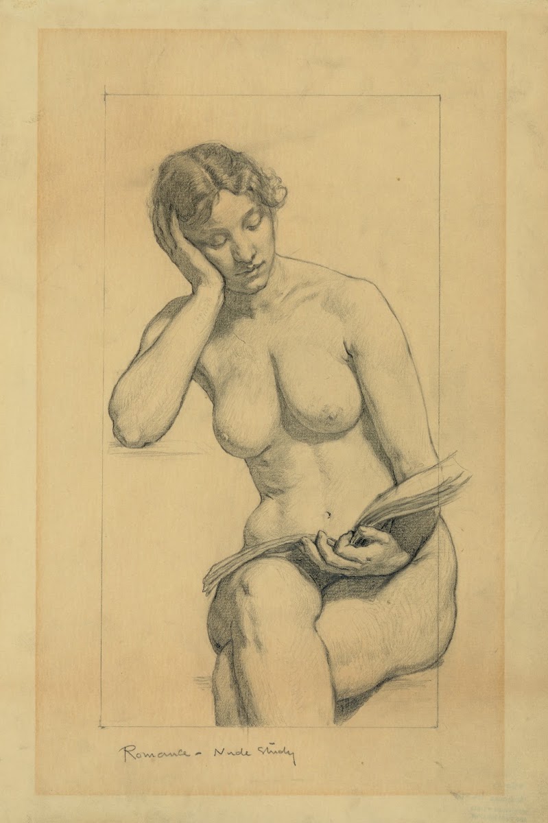 Romance  nude study 1896