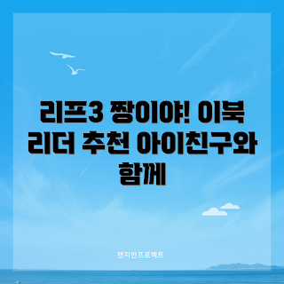 리프3케이스, 2023 가을, 이북 리더기, 젤리 케이스, 내돈내산