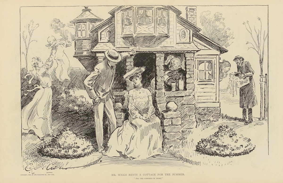 Mr Wiggs rents a cottage for the summer 1900 1905