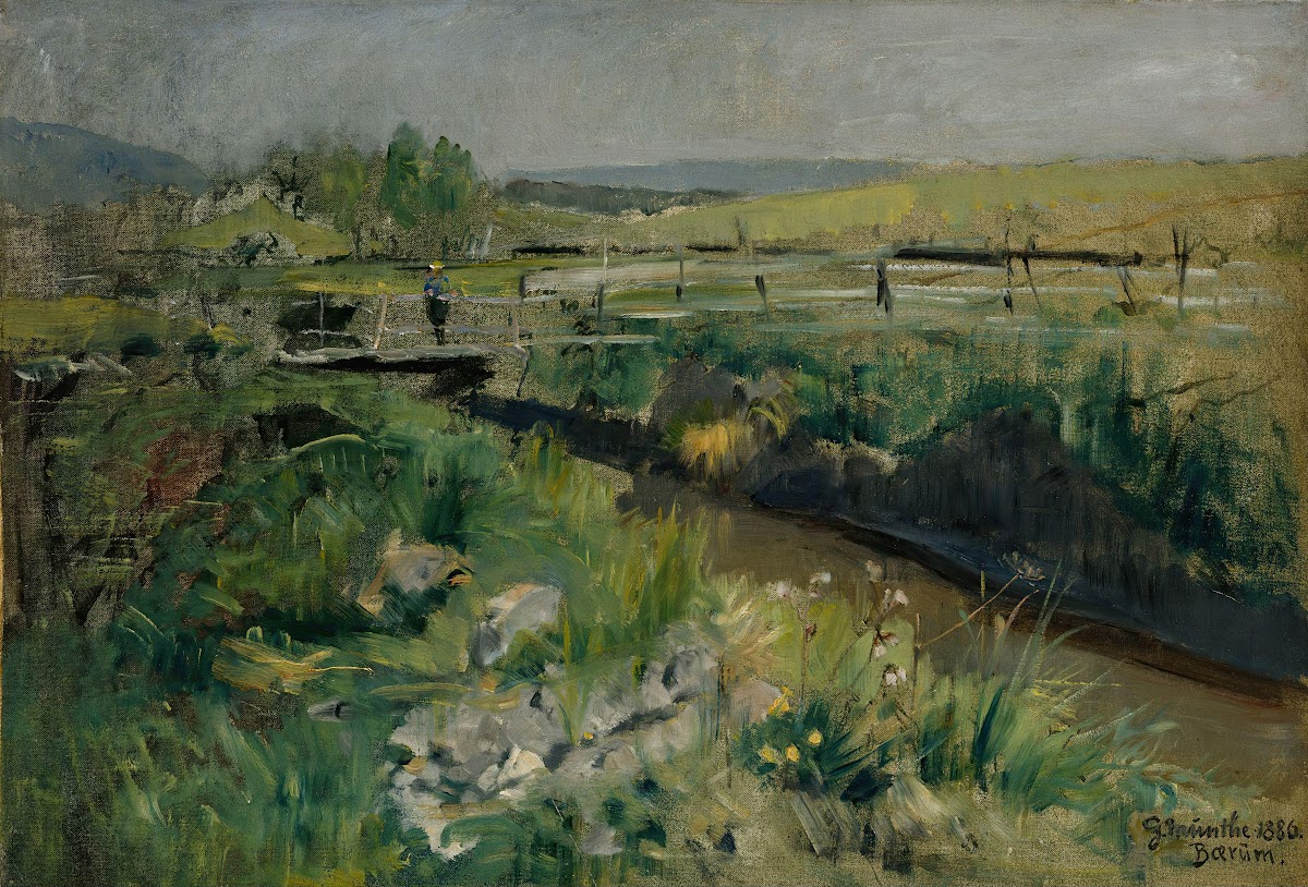 View from Bærum 1886