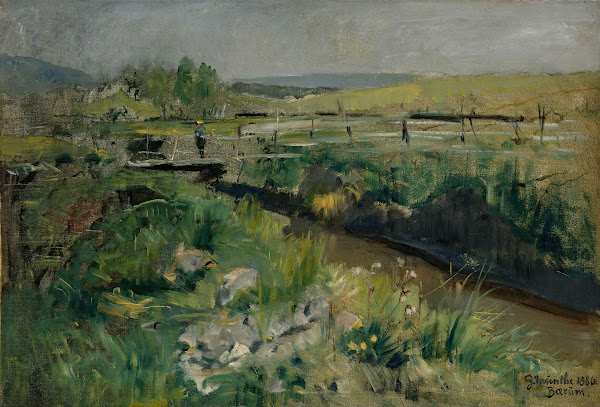 View from Bærum 1886