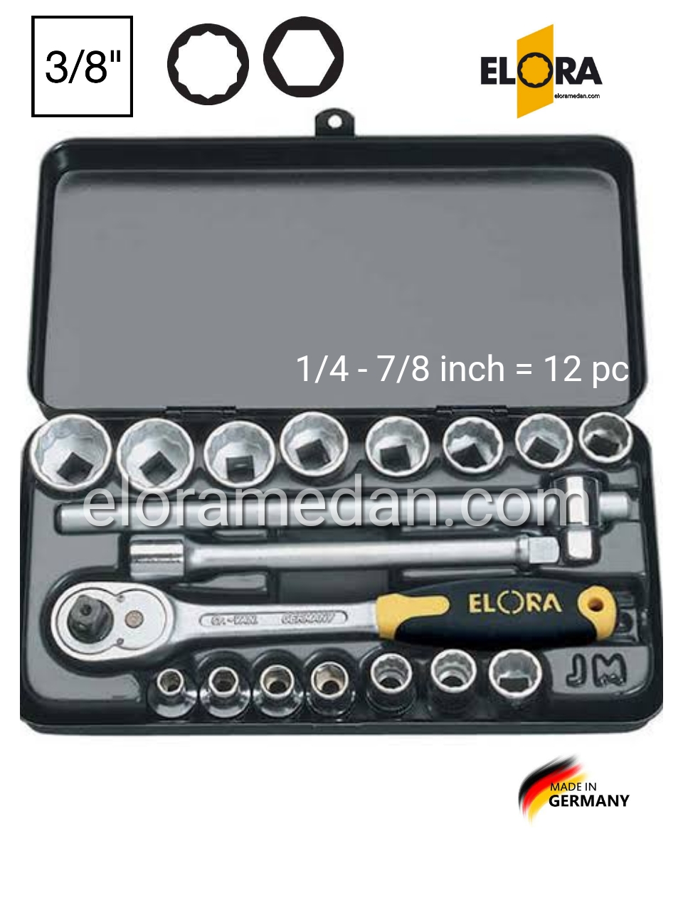 socket set 3/8