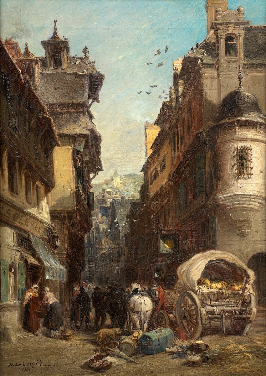 A street in Brittany 1867