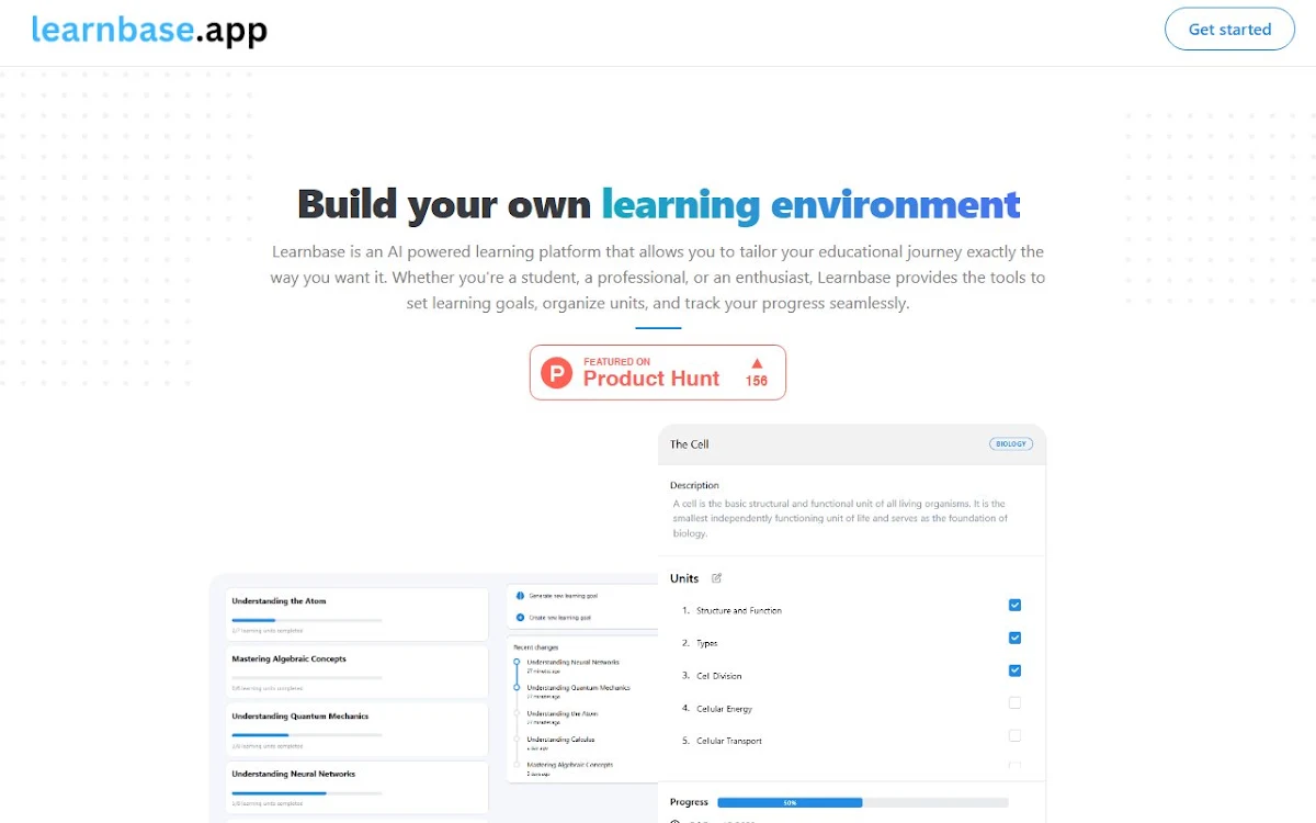 Captura de Learnbase