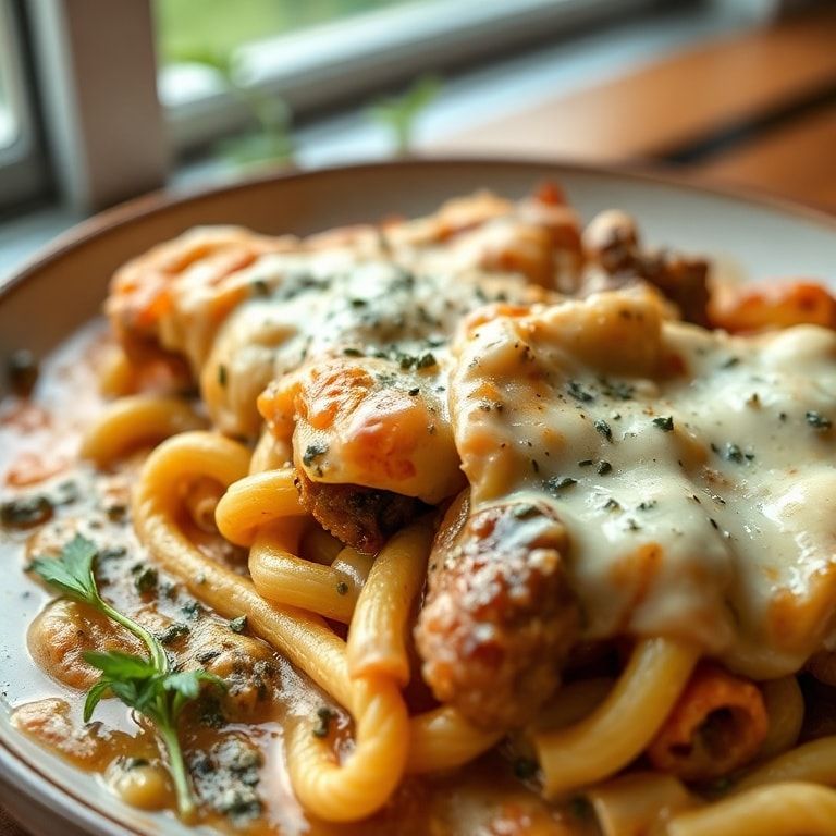 Creamy Steak Rigatoni Bake with Blue Cheese Sauce: Quick & Comfort‑Food Dinner