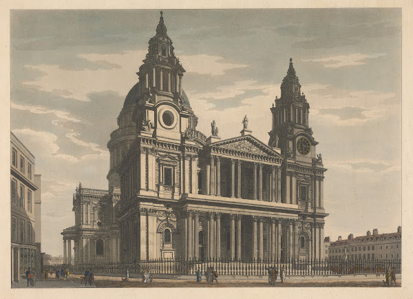 North West View of St Pauls 1801
