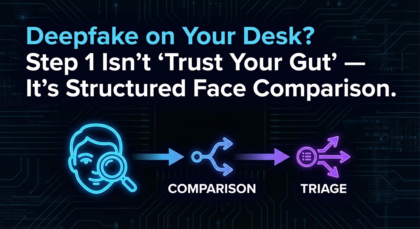 Deepfake on Your Desk: How Smart Investigators Use Face Comparison as a First-Pass Filter