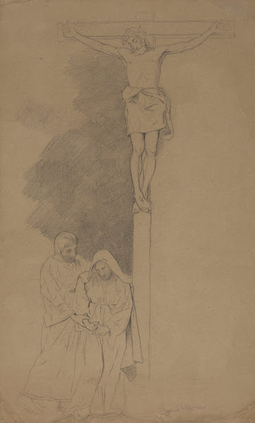 Christ on the Cross and Mary with St John 1906   1908