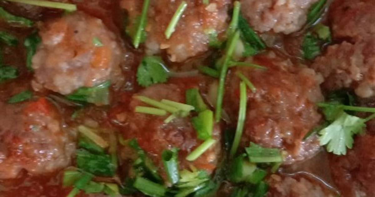 Thịt viên sốt cà chua