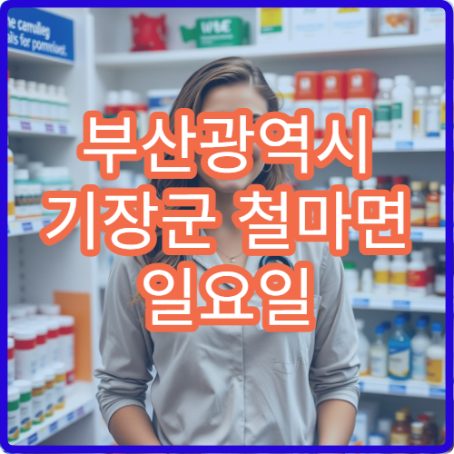 부산광역시 기장군 철마면 일요일 문 여는 약국