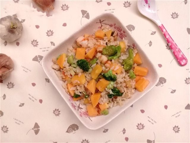 Cơm Chiên Tôm Đu Đủ