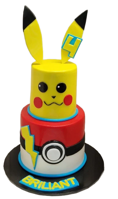 Pokemon Themed Birthday Cake CB-NC737