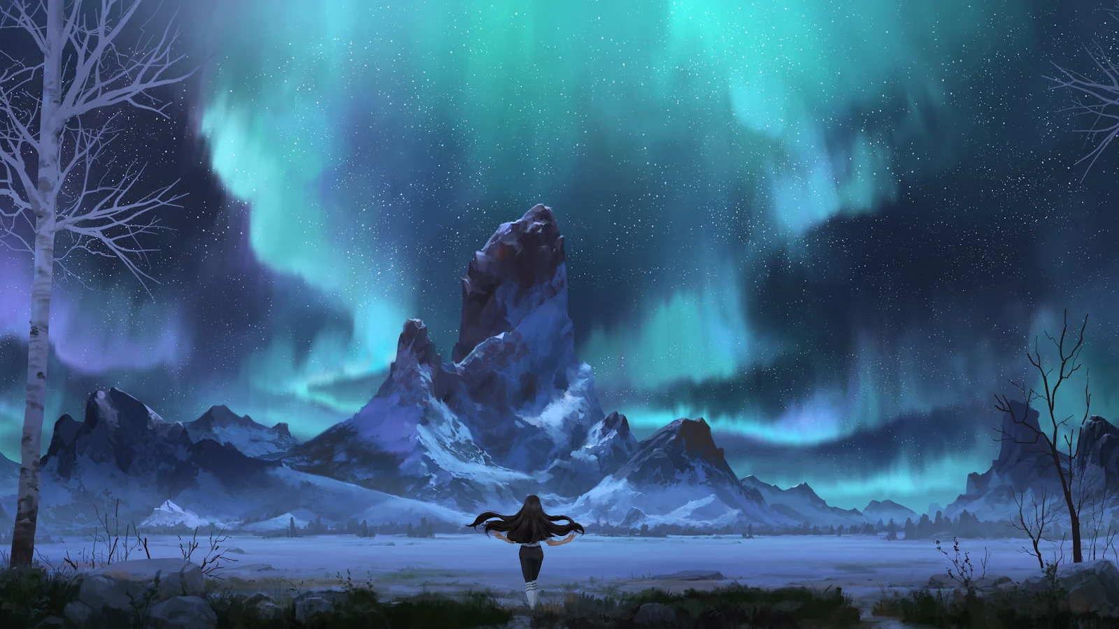 Digital Art, Artwork, Illustration, Landscape 2K Desktop Wallpaper