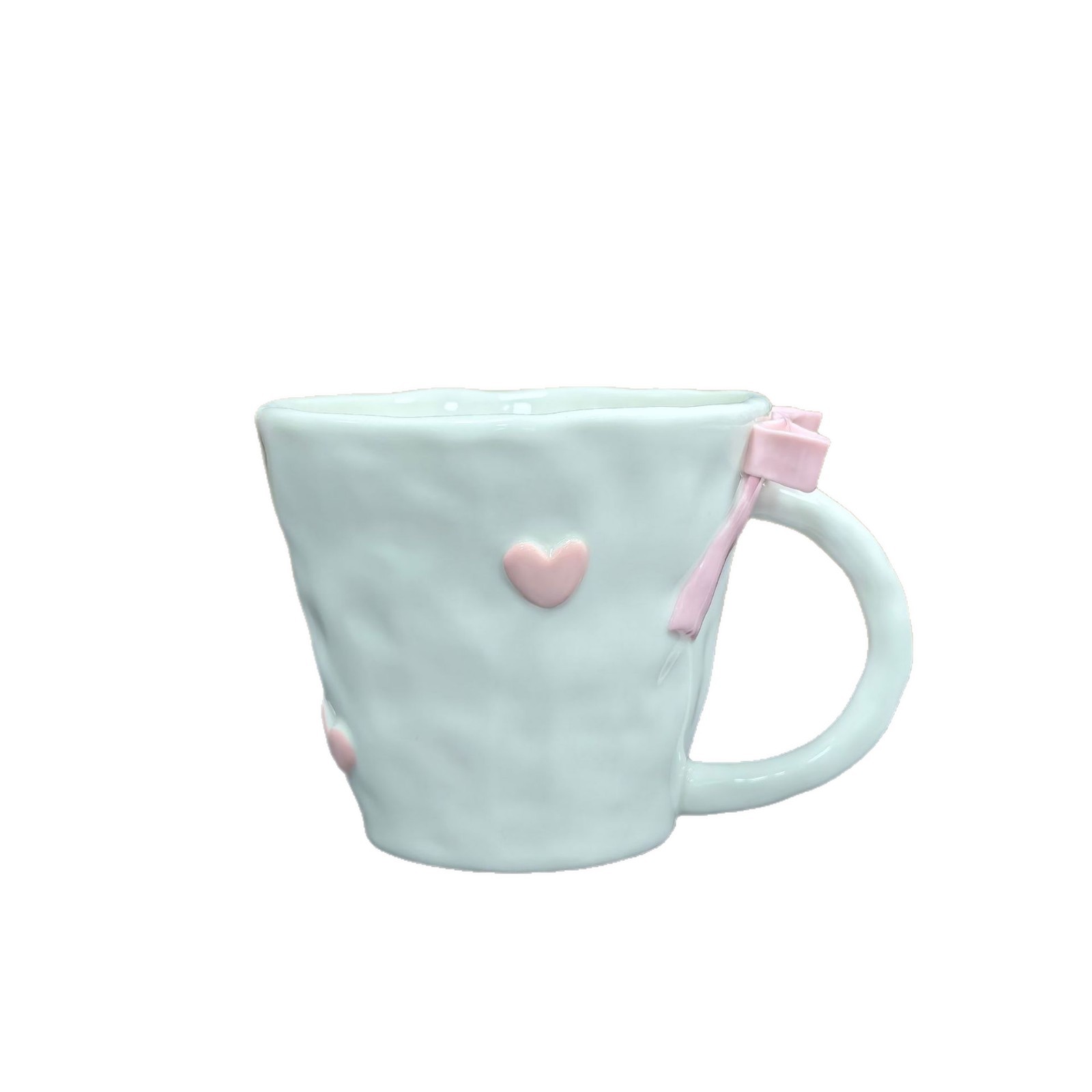 Keramik-Kaffeetasse mit Schleife, 350 ml
