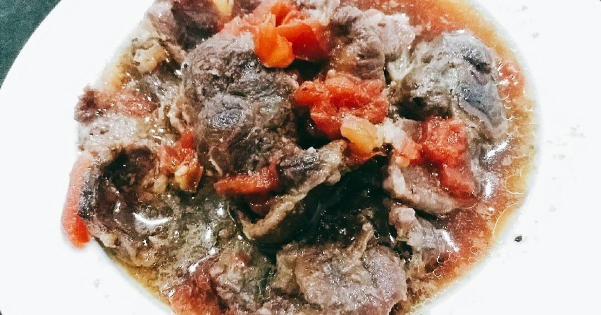 Bắp bò om cà chua
