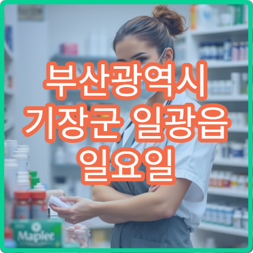 부산광역시 기장군 일광읍 일요일 약국 운영 시간