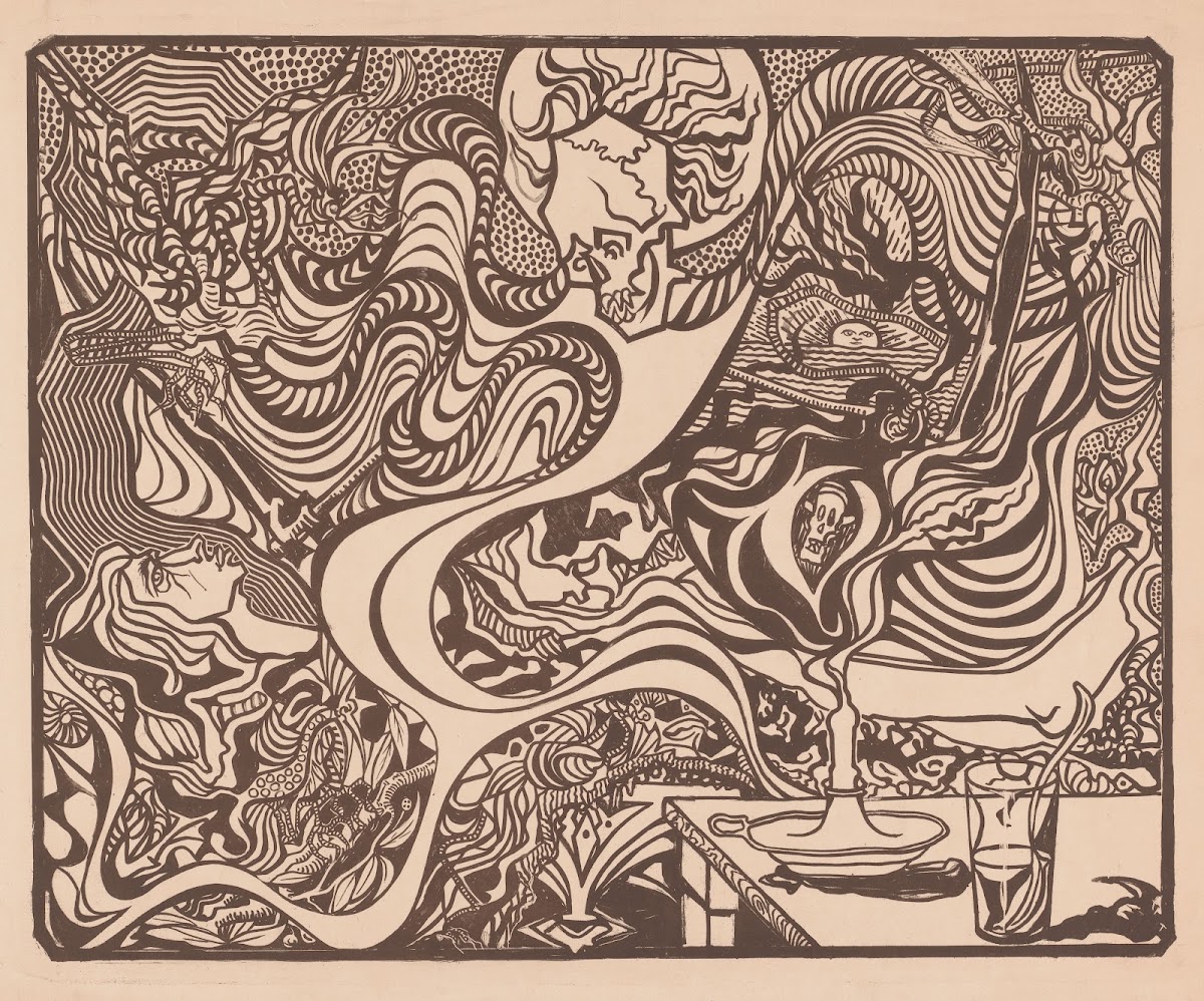 Symbolic Hallucinatory Scene C 1890   C 1910