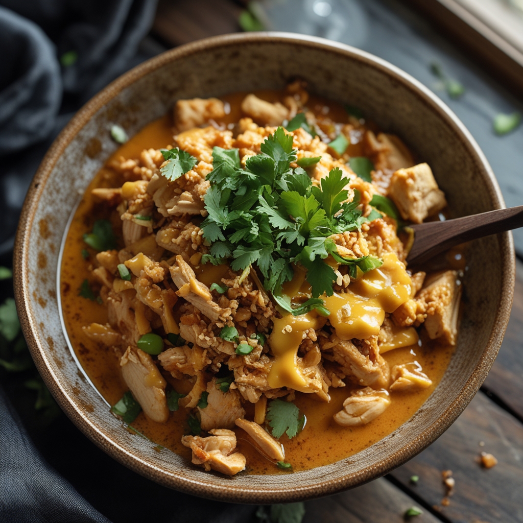 Thai Peanut Chicken Buddha Bowl - Easy Homemade Weeknight Meal