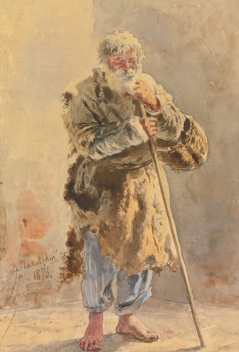 Portrait of a serf 1876