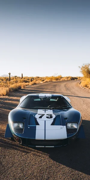 Ford Gt, Classic Car, Sports Car, Automotive Full HD iPhone Wallpaper Background