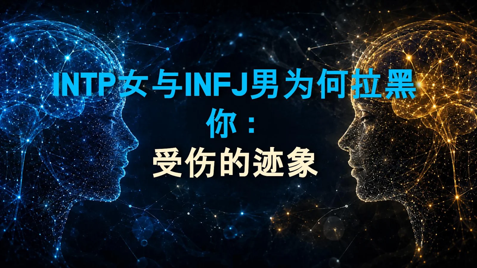 INTP女与INFJ男为何拉黑你：受伤的迹象