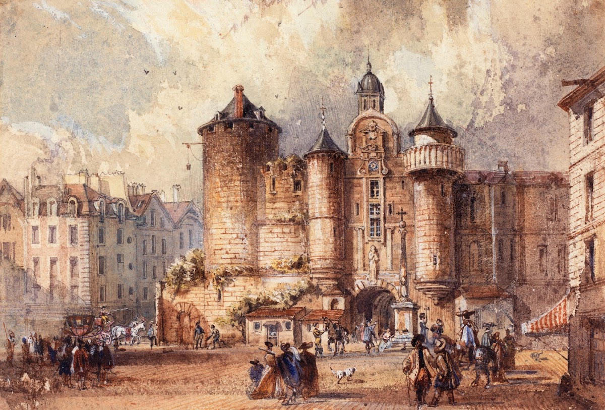 Lentrée de lancienne forteresse du Grand Châtelet un jour de Carnaval