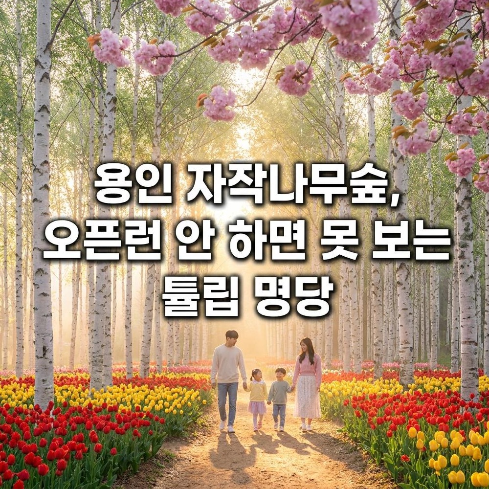 2026 용인 자작나무숲 봄꽃 가이드