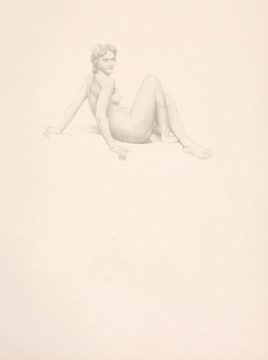Ètude de jeune fille 19th century