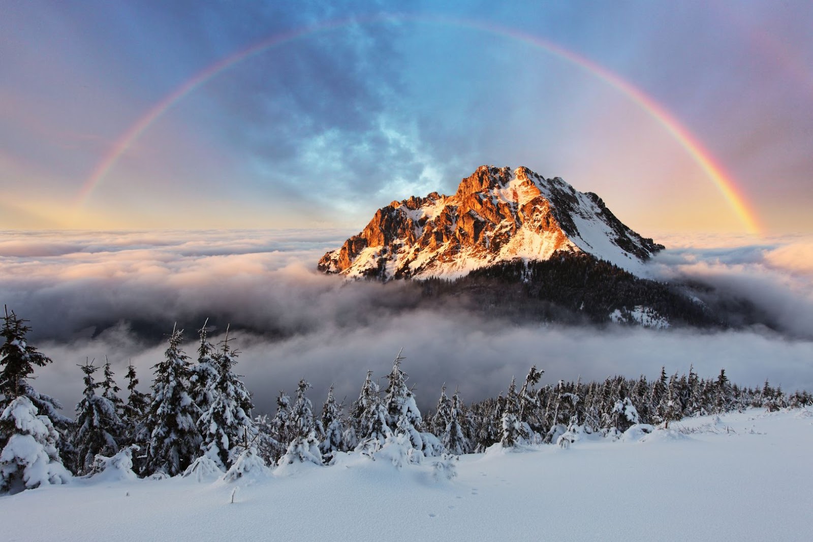 Slovakia Tatra Mountains winter