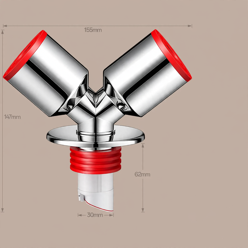 Y-shaped drain pipe for washing machine and dryer