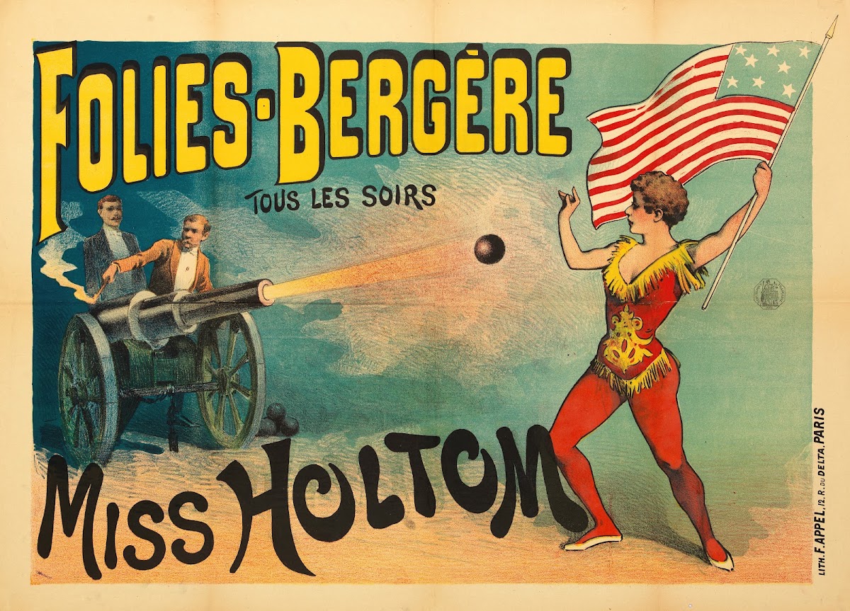 Folies Bergere Tous Les Soirs Miss Holtom 1880 1890
