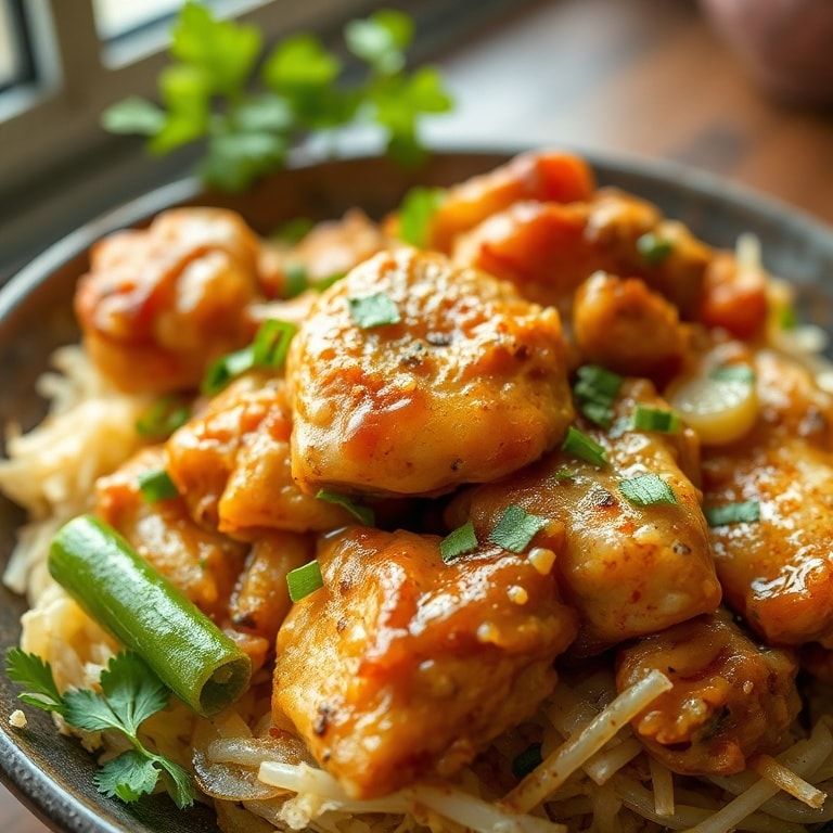 Filipino Garlic-Vinegar Chicken (Spicy & Tangy) – Quick & Flavorful Homemade Dinner