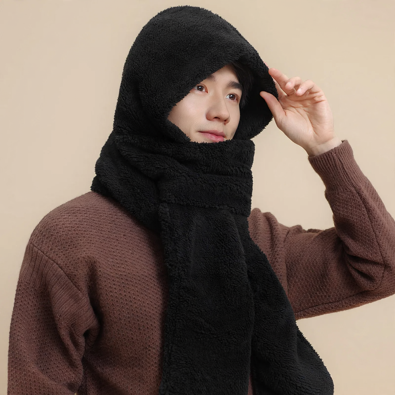 Winter Set for Men: Beanie, Scarf, and Gloves