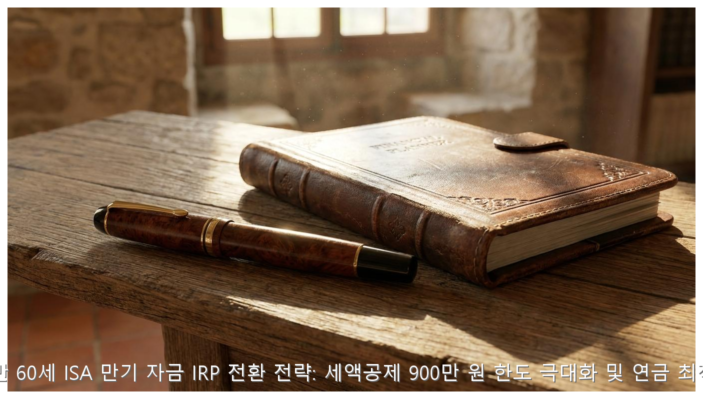2026 ISA 만기 IRP 전환 전략 핵심 안내 및 분석 인포그래픽 (3)