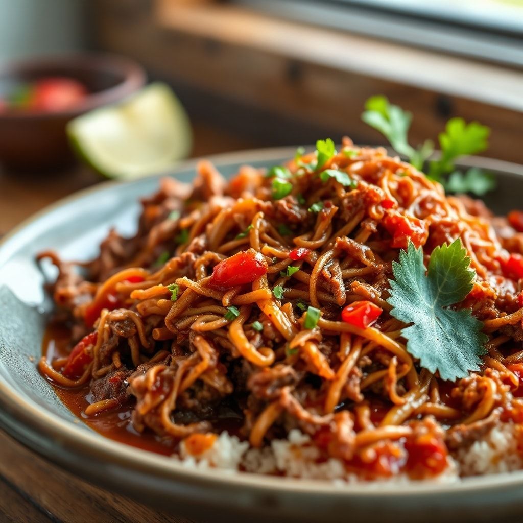Classic Ropa Vieja with Shredded Beef and Peppers – Easy One-Pot Cuban Comfort finished