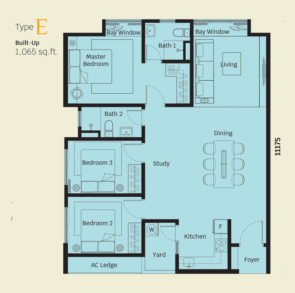 Helix 2 PJ South floor plan