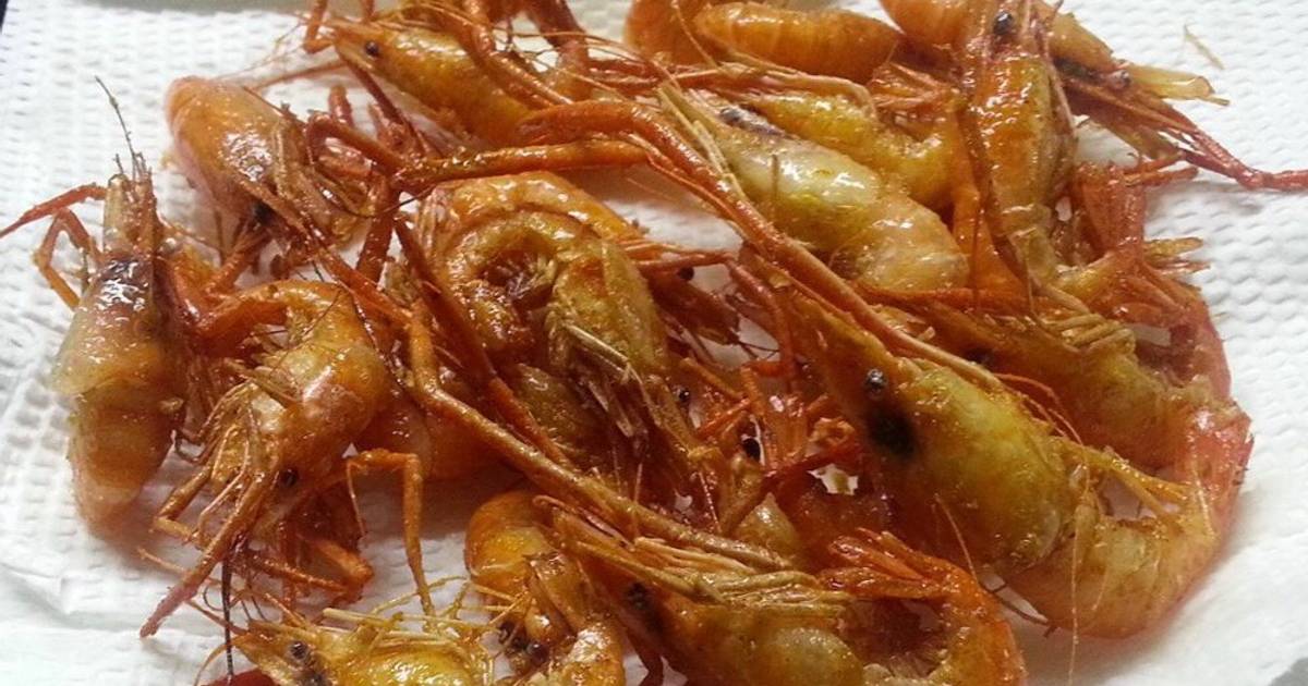 Tôm sông bơi chiên giòn