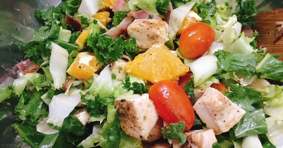 Salad cải xoăn cam vàng