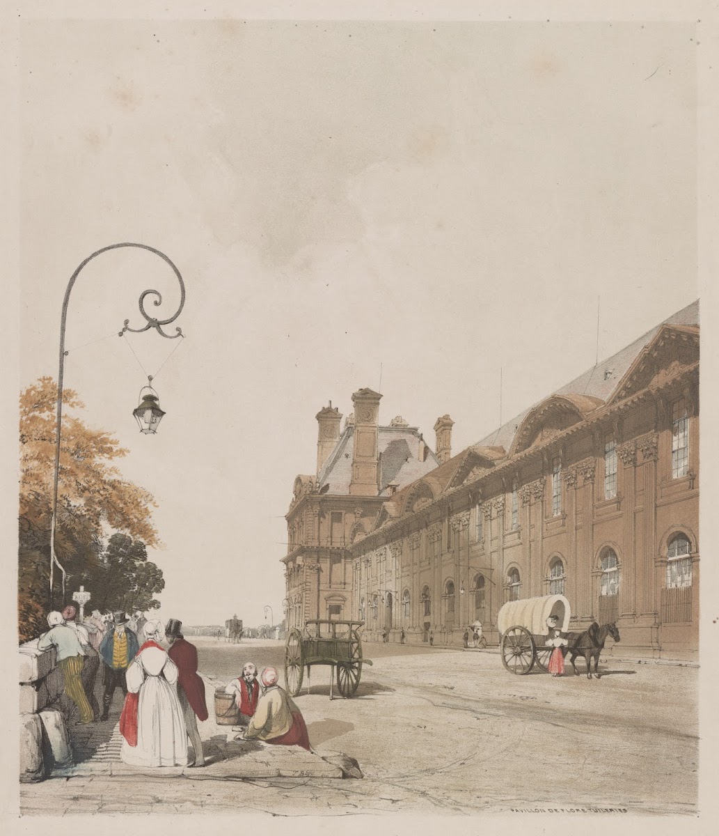 Pavillon de Flore Tuileries 1839