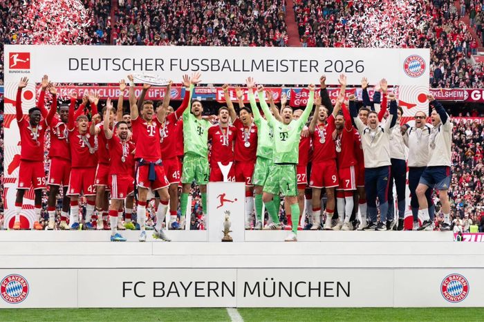 Bayern Munich nâng cao danh hiệu Bundesliga thứ 35 trong lịch sử - Đài Phát thanh và truyền hình Hà Nội