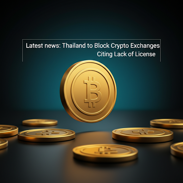 Latest news: Thailand to Block Crypto Exchanges Citing Lack of License